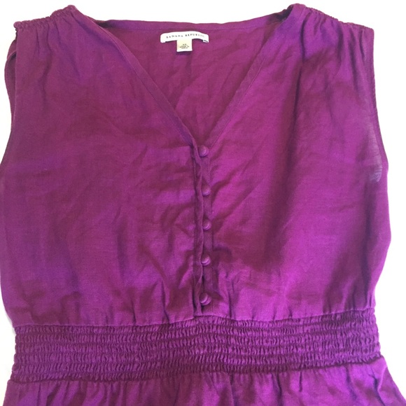 Banana Republic // Purple Linen Top - Picture 3 of 8